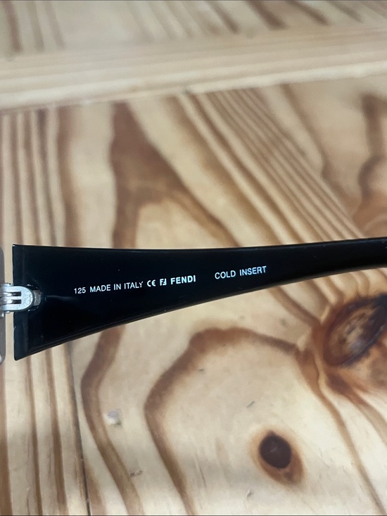 Fendi Brown Gradient Oversized VINTAGE Sunglasses Made in Italy